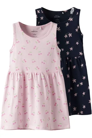 NAME IT Cherry and Star Print Dresses 2 Pack 6 Years (116cm)