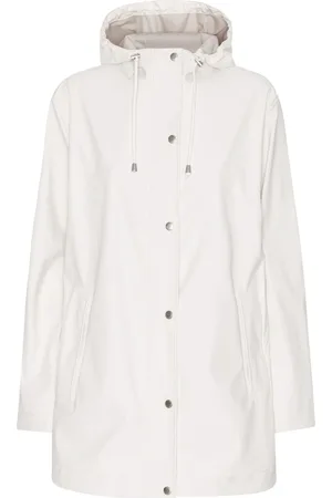 Ilse Jacobsen Straight Fit Lightweight Waterproof Rain Jacket AU 18