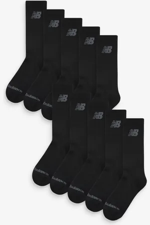 New Balance Black of Crew Socks 10 Pack S