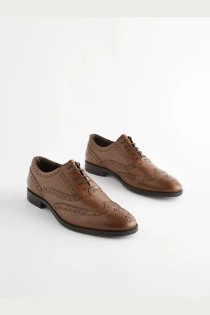 Next Wide Fit Leather Oxford Brogue Shoes AU 12 W (EU 47)