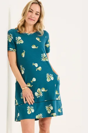 Fat Face FatFace Simone Jersey Dress AU 8 L