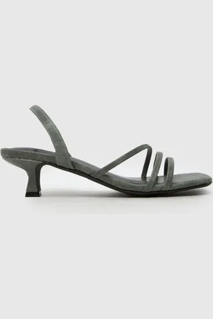Schuh Green Steele Strappy Kitten Sandals AU 7 (EU 38)