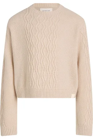 Calvin Klein Cream Cable Jumper 14 Years (164cm)
