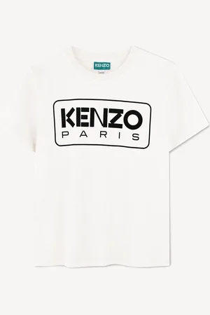 Kenzo White Rectangle Logo Short Sleeve T-Shirt 8 Years (128 cm)