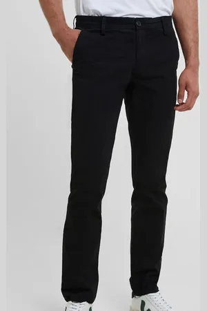 French Connection Black Stretch Chino Trousers 34W x 31L (UK 34 R)