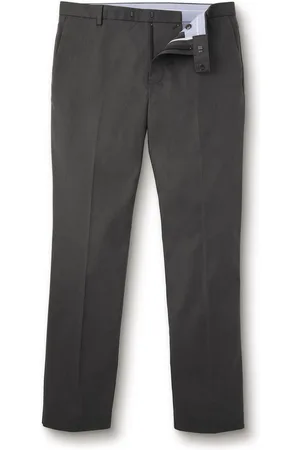 Charles Tyrwhitt Grey Classic Fit Smart Texture Trousers W34 L34