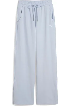 PUMA Blue Womens HER Comfort High-Waist Straight Pants M