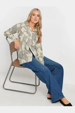 Long Tall Sally Stripe Long Sleeve Shirt AU 8 Tall