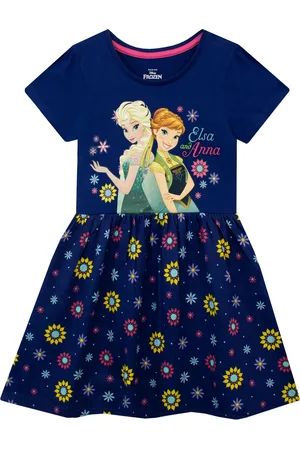 Character 100% Cotton Frozen Flower Dress 8