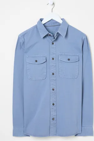 Fat Face FatFace Filey Long Sleeve Plain Shirt XL Reg
