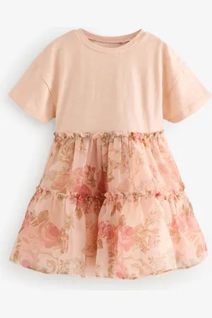 Next Short Sleeve Mesh Dress (3mths-7yrs) 6