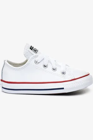 Converse White Chuck Taylor Leather Infant Trainers AU 6 (EU 22.5)