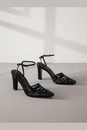 Next Premium Leather Strappy Heels AU 7 (EU 38)