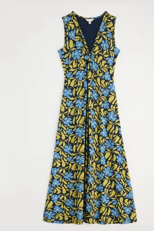 Seasalt Cornwall Sleeveless Sanderling Midi Dress 18