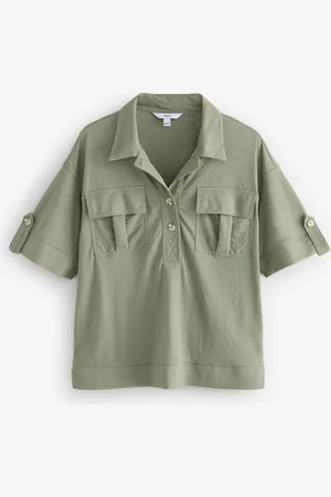 Next Short Sleeve Boxy Pocket Shirt AU 12