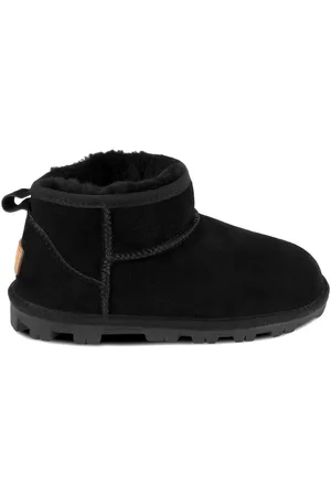 Just Sheepskin Black Ladies Mini Grace Sheepskin Boots AU 7 (EU 38)