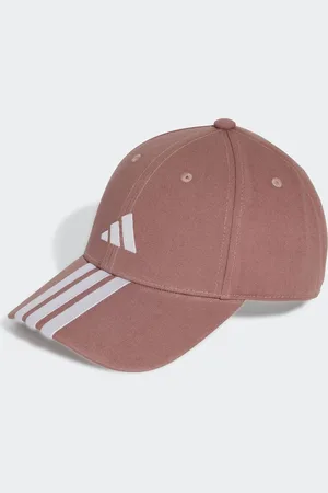 adidas Red 3 Stripe 100% Cotton Baseball Hat One