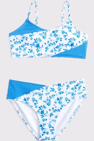 Abercrombie & Fitch Floral Print Bikini With Wrap Detail 17-18 Yrs