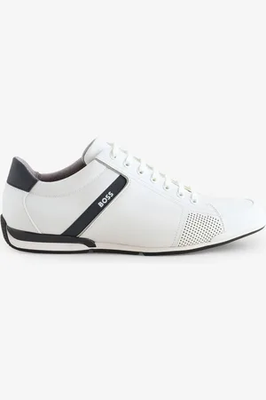 HUGO BOSS White Logo Trainers uk8eu42