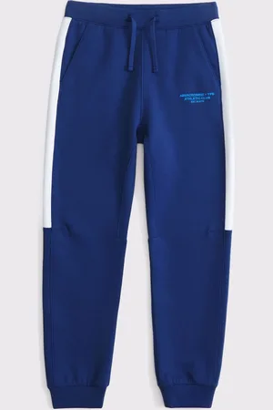 Abercrombie & Fitch Logo Tapered Joggers With Stripe Detail 11