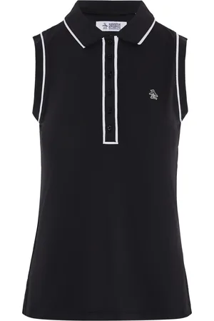 Original Penguin Sleeveless Polo Shirt with Piping XS