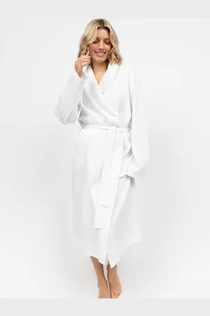 Cyberjammies White Waffle Dressing Gown M