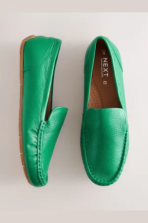 Next Forever Comfort Leather Round Toe Slim Driver Loafers AU 5.5 (EU 36)