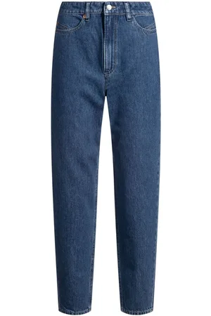 HUGO BOSS Blue Classic Mom Fit Denim 100% Cotton Jeans AU 32