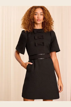 Love & Roses Tailored Bow Detail Mini Dress AU 16