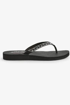 Skechers Black Meditation Sandals AU 10 (EU 41)