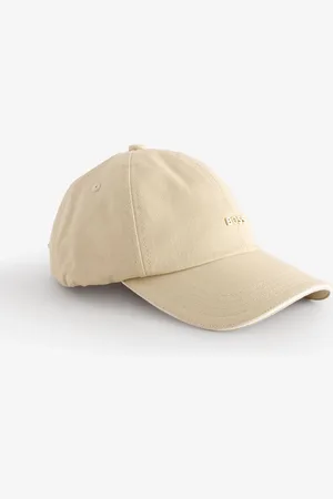 HUGO BOSS Brown Ari Metal Logo 100% Cotton Cap One