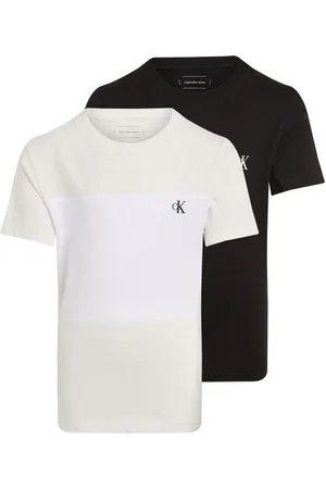 Calvin Klein Black 100% Cotton T-Shirts 2 Pack 8 Years (128 cm)