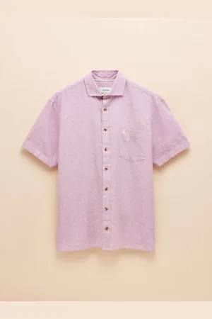Joules Linen Blend Short Sleeve Shirt M