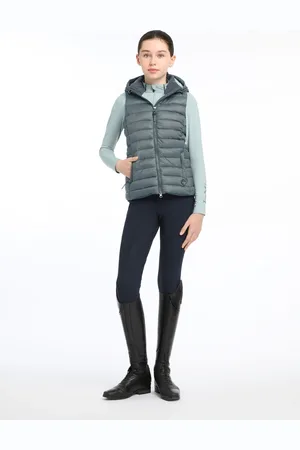 LeMieux Young Rider Milly Puffer Petrol Gilet 9
