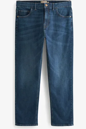 Next Blue Mid Single Straight Fit Classic Stretch Jeans 38W x 29L (UK 38 S)