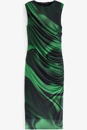 French Connection Tarissa Mesh Sleeveless Dress L
