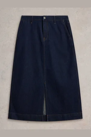 White Stuff Allie Denim Midi Skirt AU 6