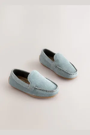 Next Standard Fit (F) Suede Slip-Ons Loafers Shoes AU 8 (EU 25.5)