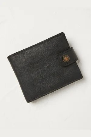 Fat Face FatFace Black Multi Compartment Leather Wallet One