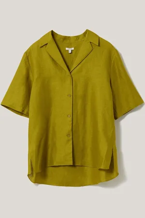 Jigsaw 100% Linen Casual Collar Shirt AU 16