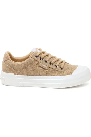 Rocket Dog Natural Cheery Heidi Jute Linen Trainers AU 7 (EU 38)