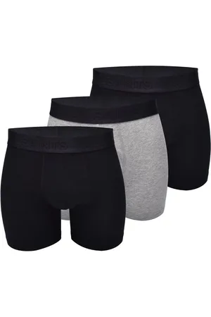AllSaints AllSaints Dark Black Cotton Boxers (Contour Pouch) 3 Pack XL