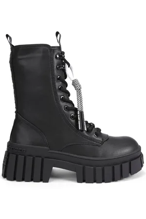 Kurt Geiger Tegan Lace Up2 Black Boots AU 10 (EU 41)