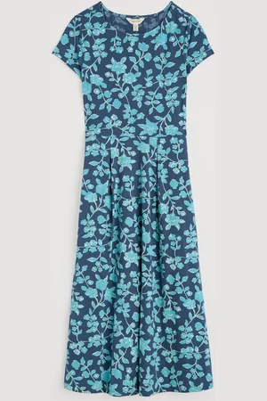 Seasalt Cornwall Wild Bouquet Jersey Midi Dress AU 22