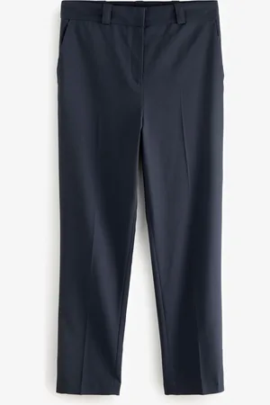 Next Navy Blue Heavy Duty Tailored Slim Fit Trousers AU 16 S