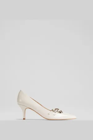 LK Bennett Laila Patent Buckle Courts AU 5 (EU 36)