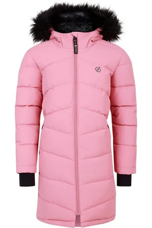 Dare 2B Girls Striking III Hooded Long Line Jacket 3
