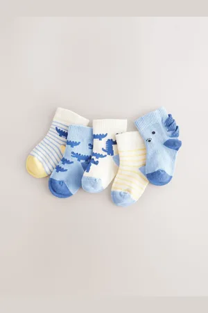 Next Blue Baby Socks 5 Pack (0mths-2yrs) 6