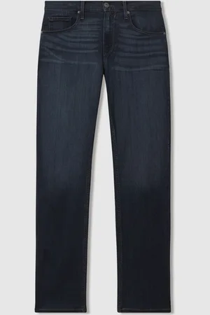 Paige Russ Blue Straight Leg Jeans 33