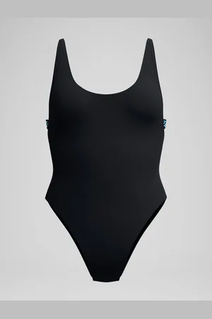 Speedo Black Womens FLU3NTE Swimsuit M